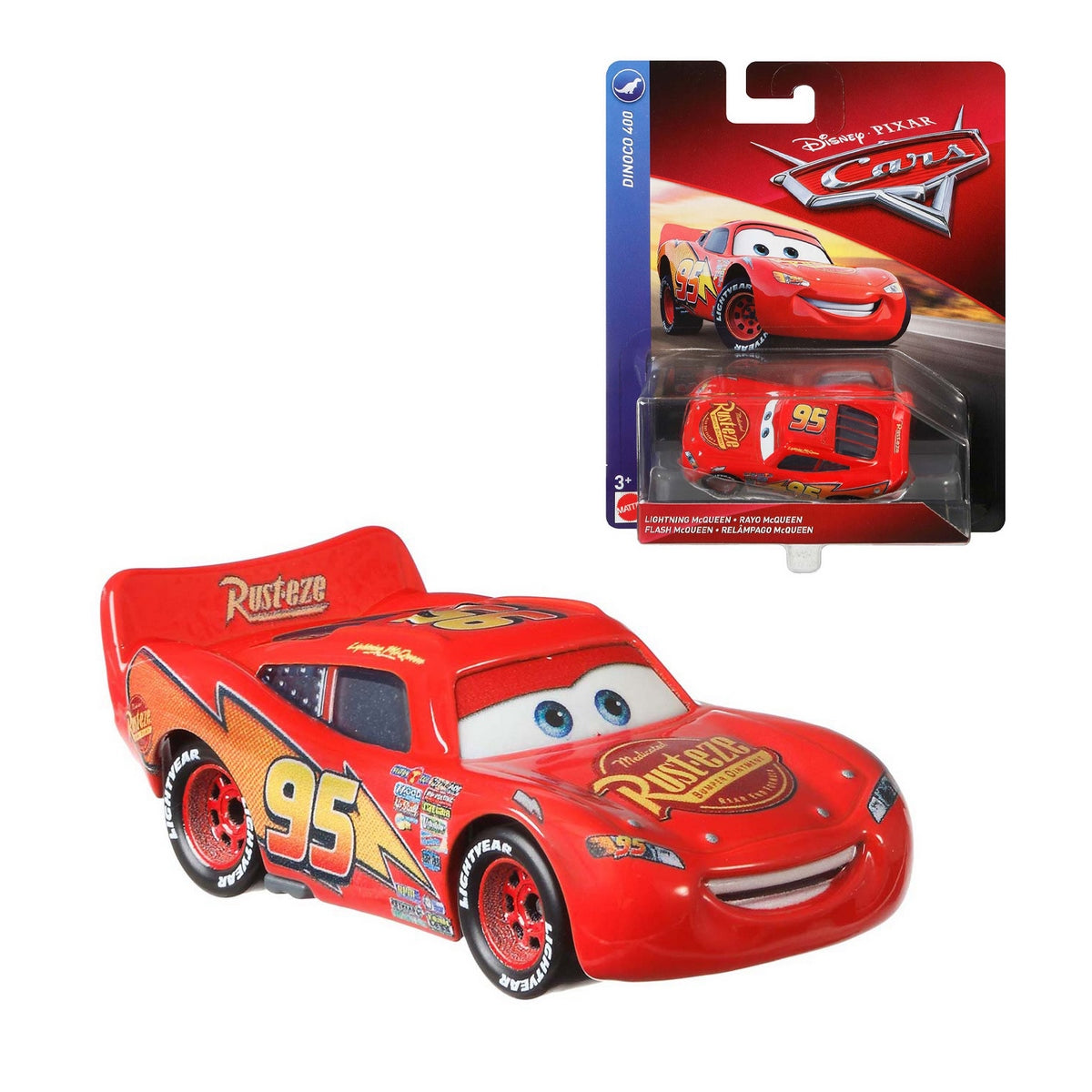 Disney Pixar Cars De Autos Basicos 1:55 - Lightning Mcqueen